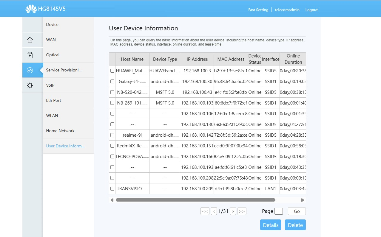 Panduan mengganti SSID WiFi Dasan