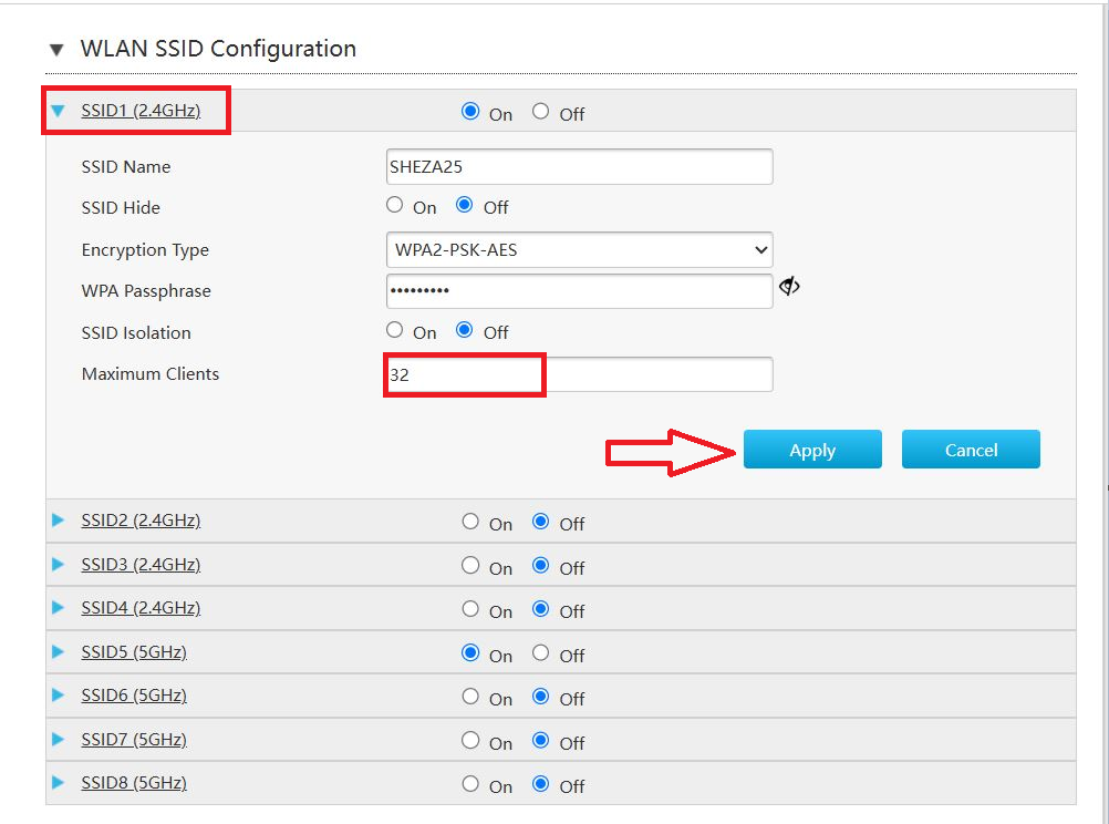 Panduan mengganti SSID WiFi Dasan