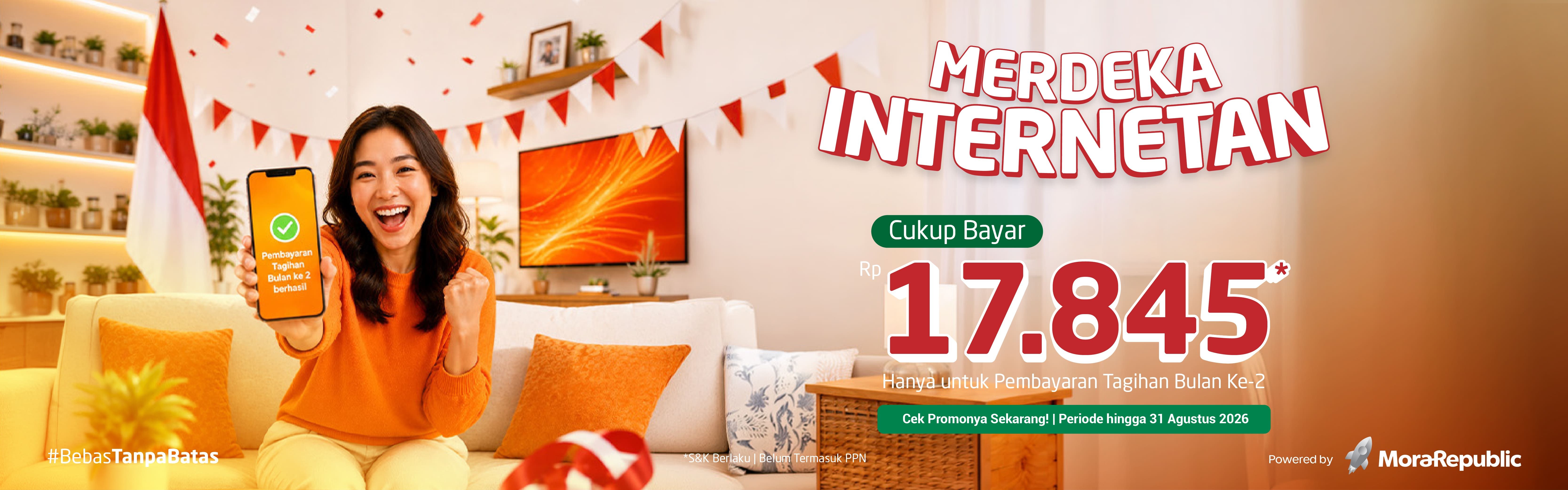 Hanya Bayar Rp17.845 di Bulan Kedua