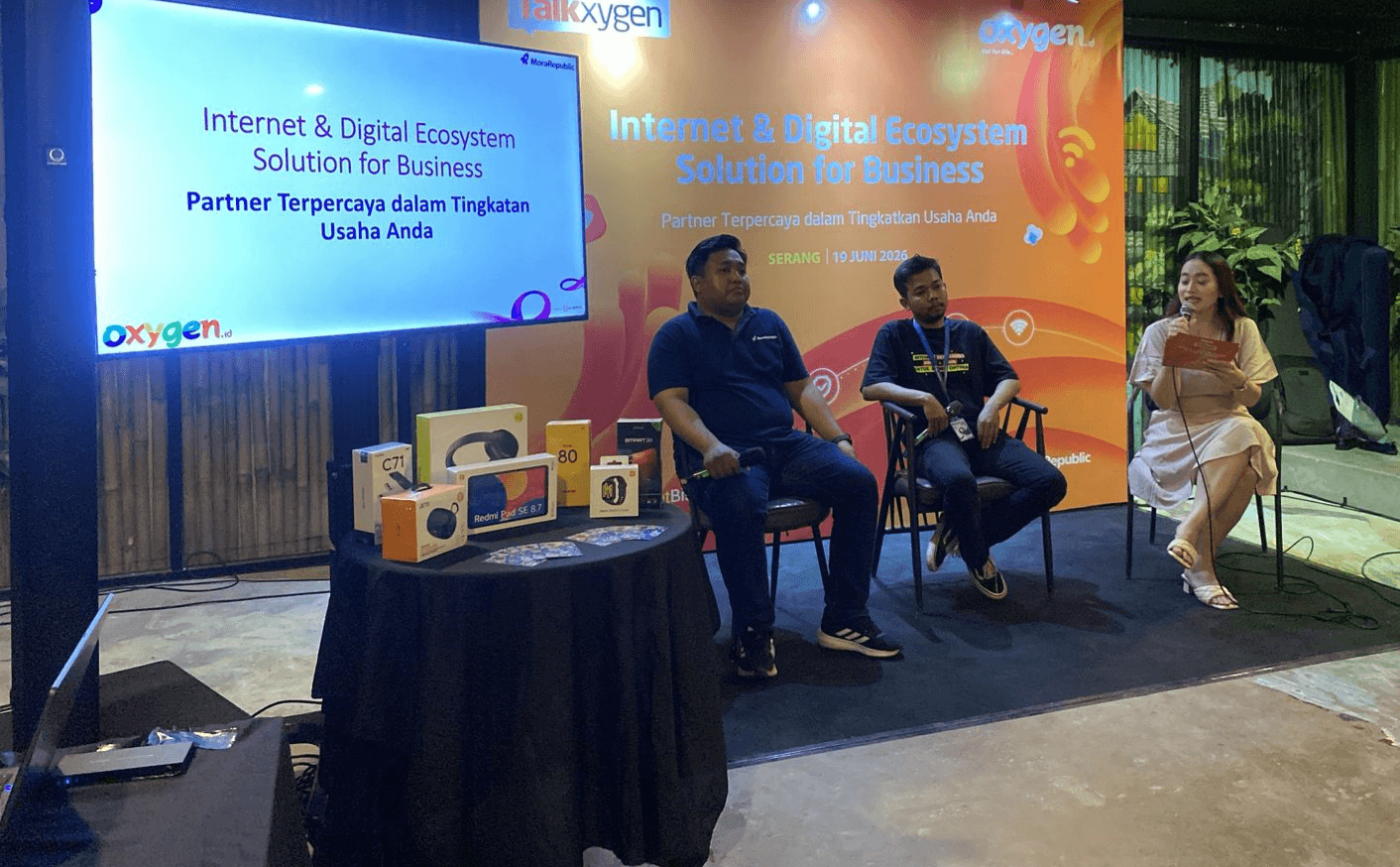 Mendorong Bisnis Lebih Produktif, Oxygen.id Perkenalkan Beragam Solusi di Serang 